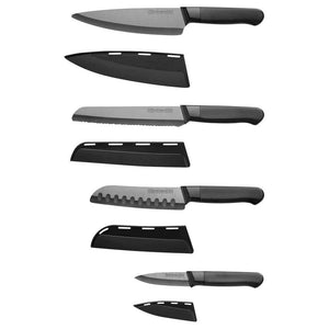 KitchenAid - 4-Piece Knife Set - Black